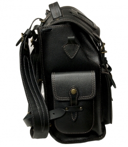Рюкзак кожаный Unileather 3КБ Викинг черный