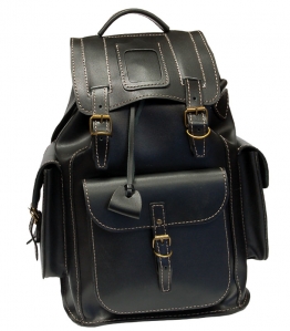 Рюкзак кожаный Unileather 3КБ Викинг 2  черный